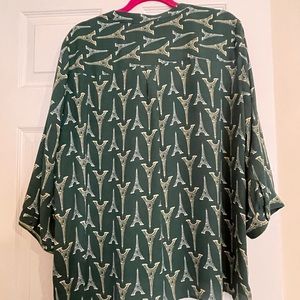 ModCloth Eiffel Tower blouse